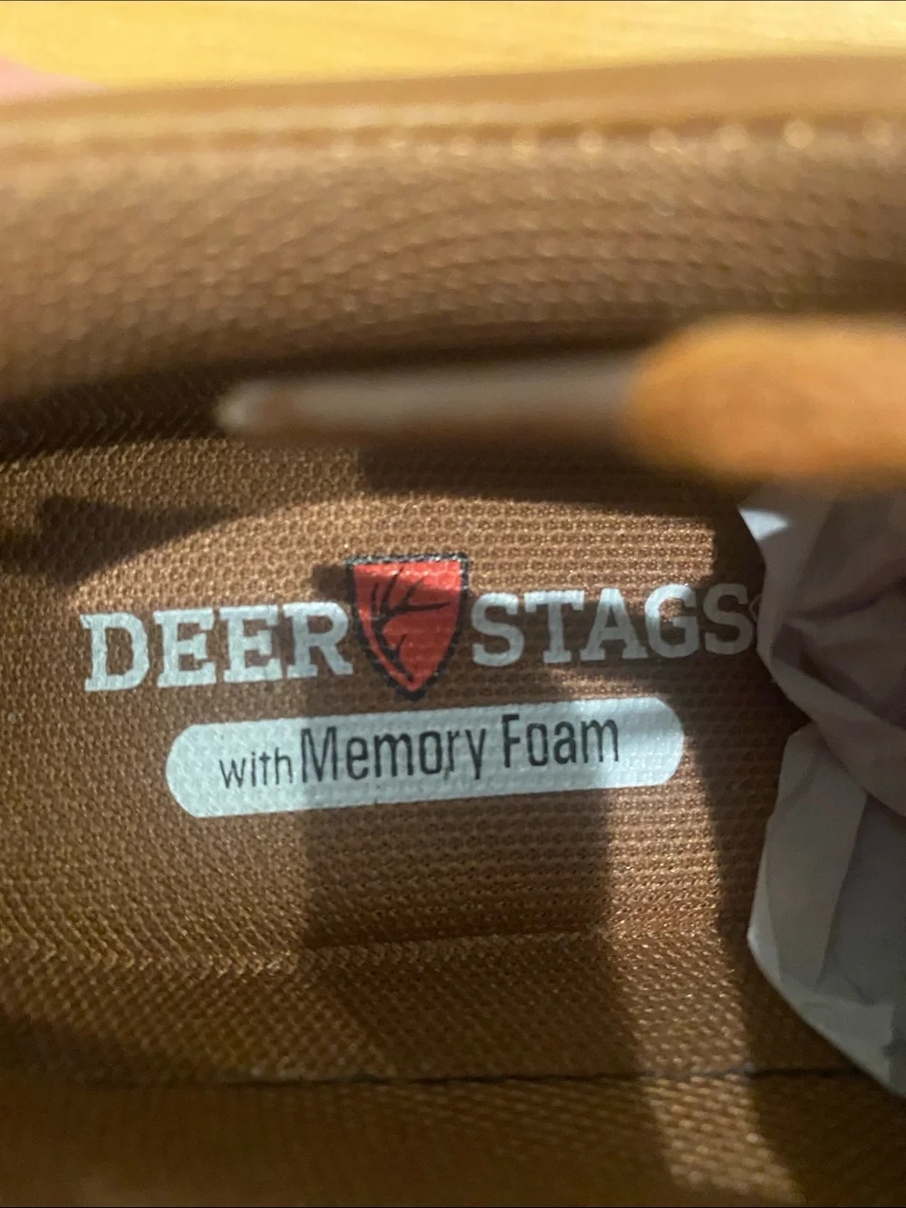 Deer Stags Tan/Cream Kids Casual Lace-Up Sneakers